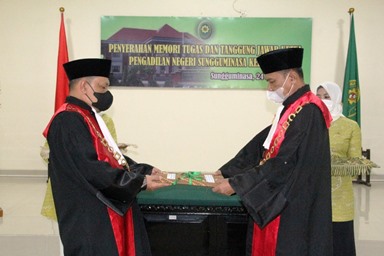 serah terima tugas ketua
